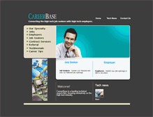 Tablet Screenshot of careerbase.com